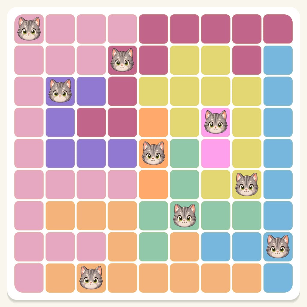 Meowdoku Level 398 Answer, Cheat & Solution