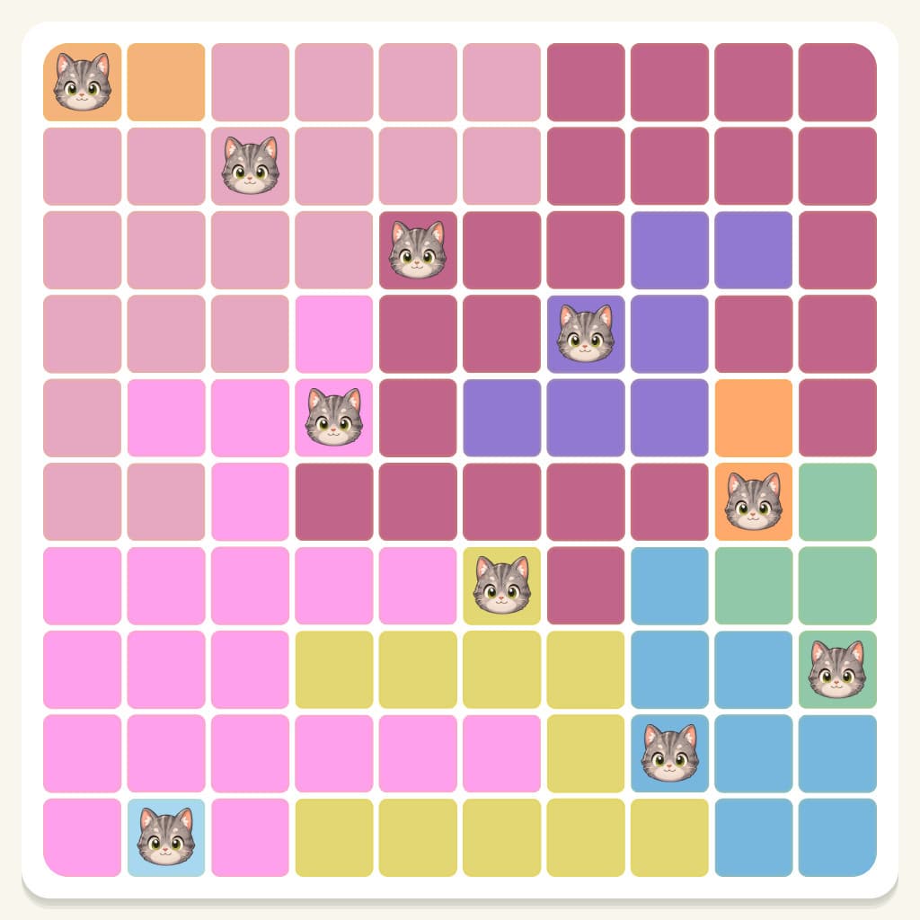 Meowdoku Level 585 Answer, Cheat & Solution