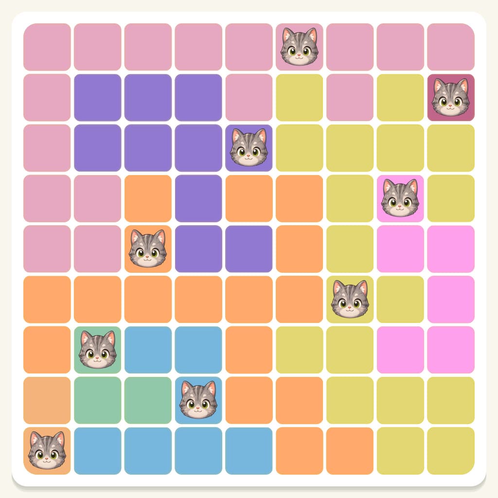 Meowdoku Level 538 Answer, Cheat & Solution