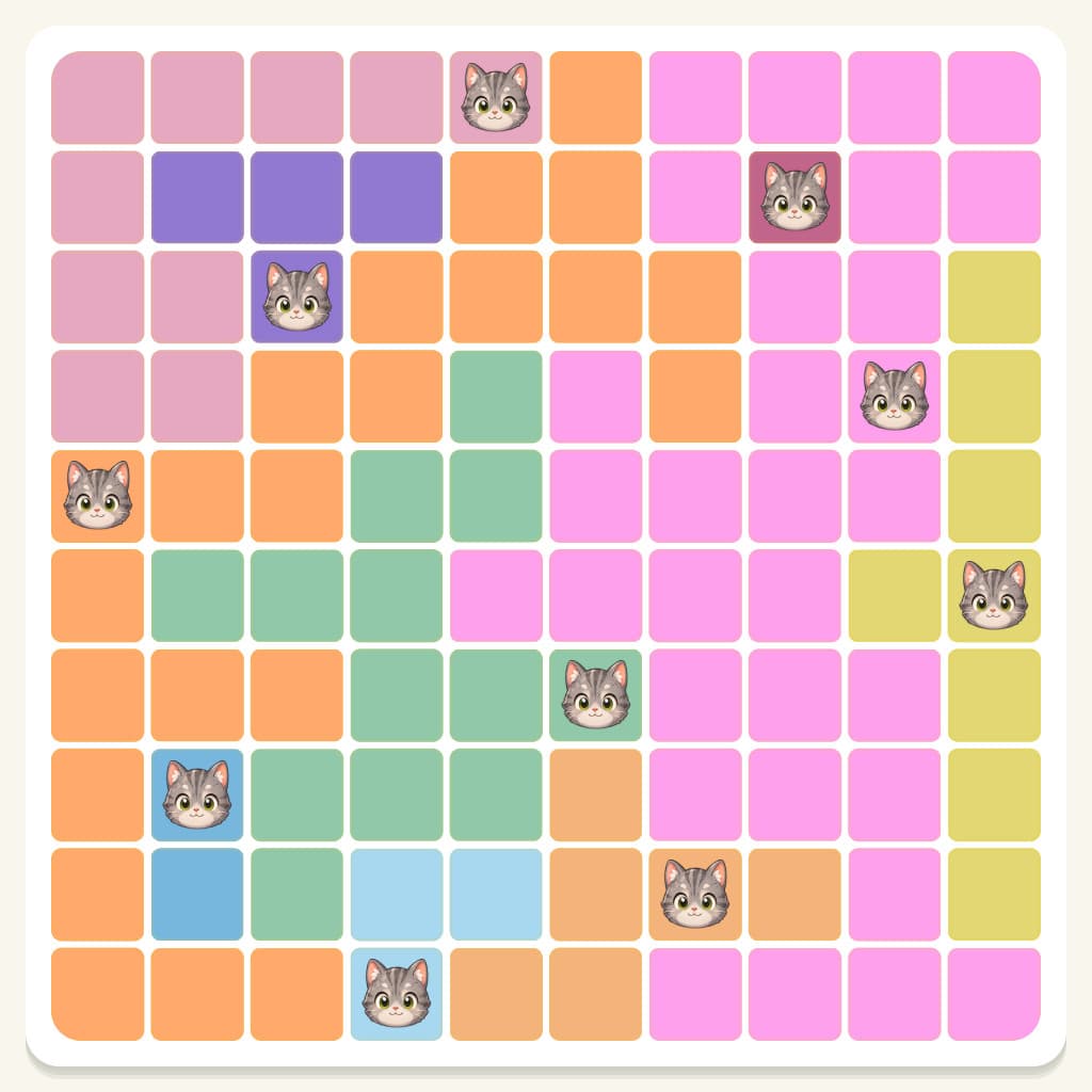 Meowdoku Level 225 Answer, Cheat & Solution