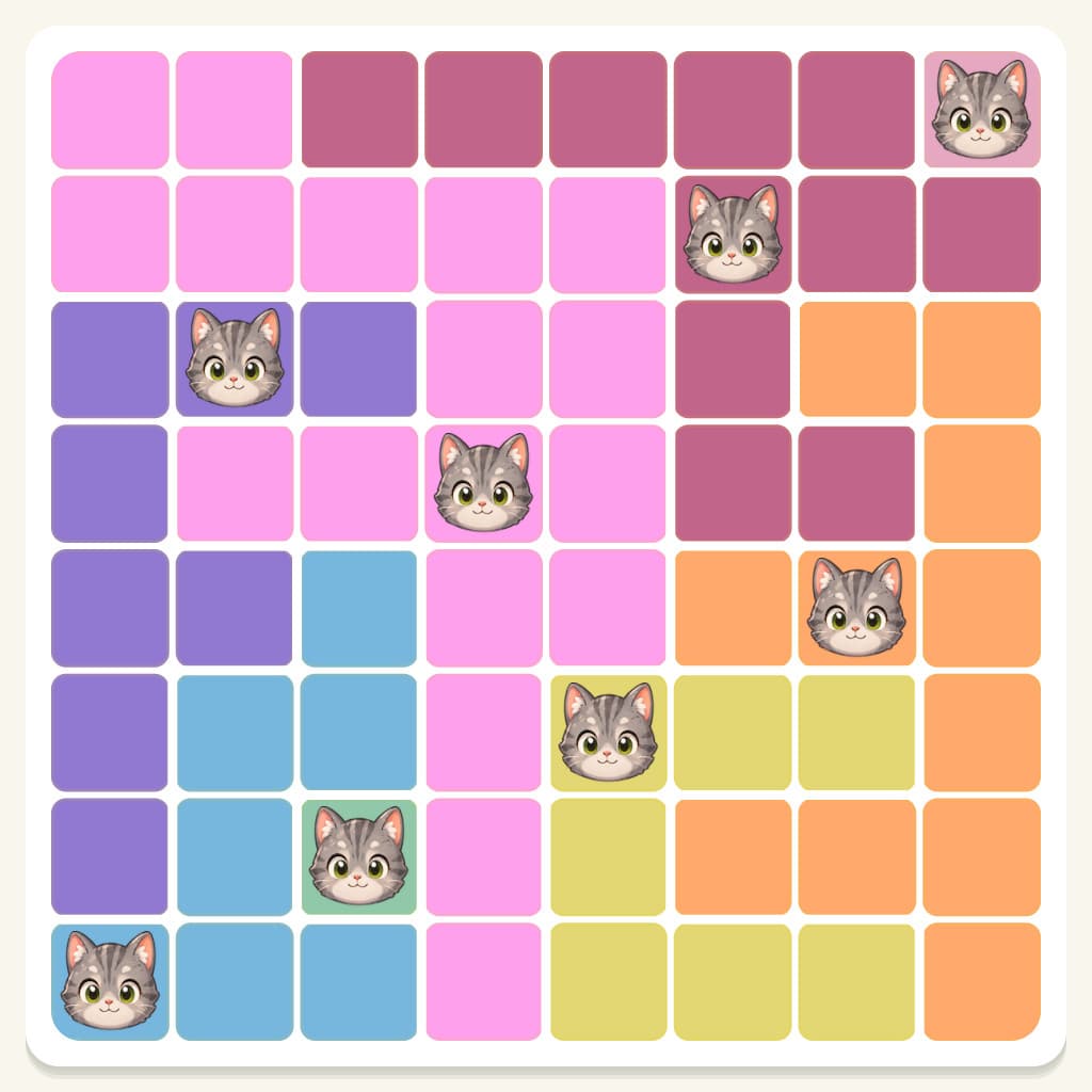 Meowdoku Level 202 Answer, Cheat & Solution