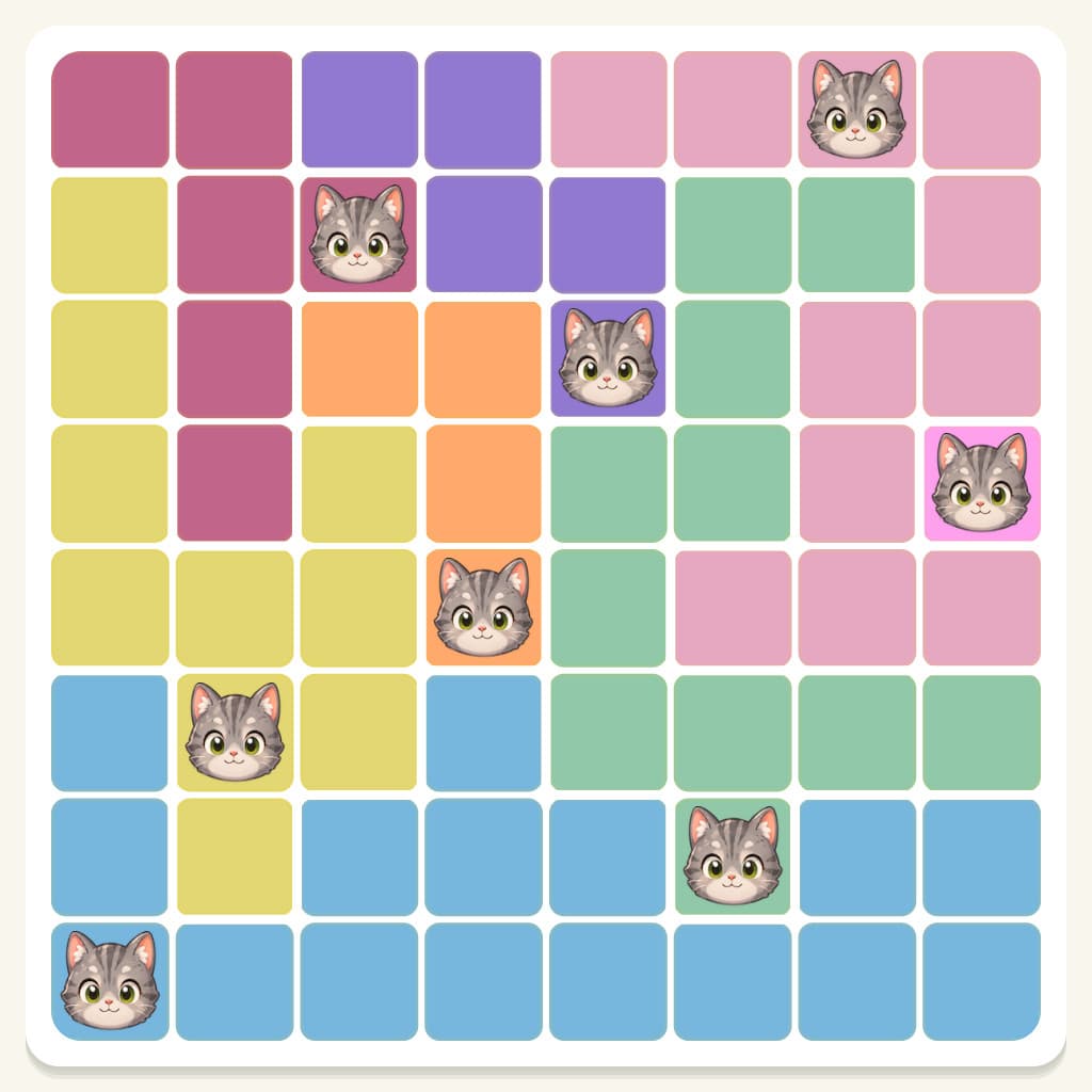 Meowdoku Level 312 Answer, Cheat & Solution