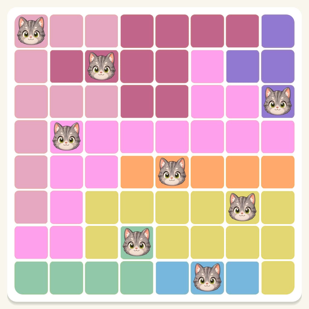 Meowdoku Level 972 Answer, Cheat & Solution