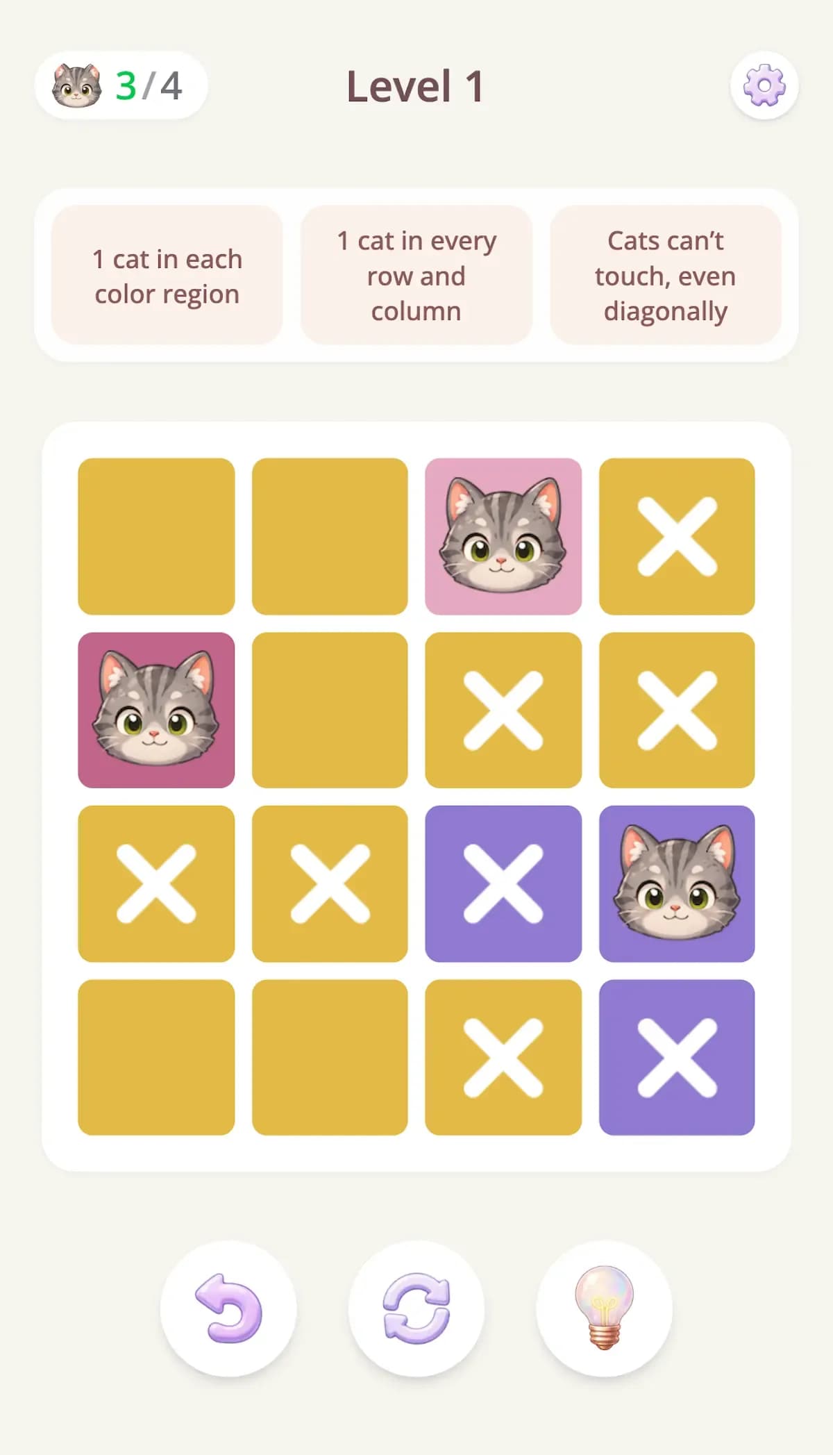 Meowdoku game