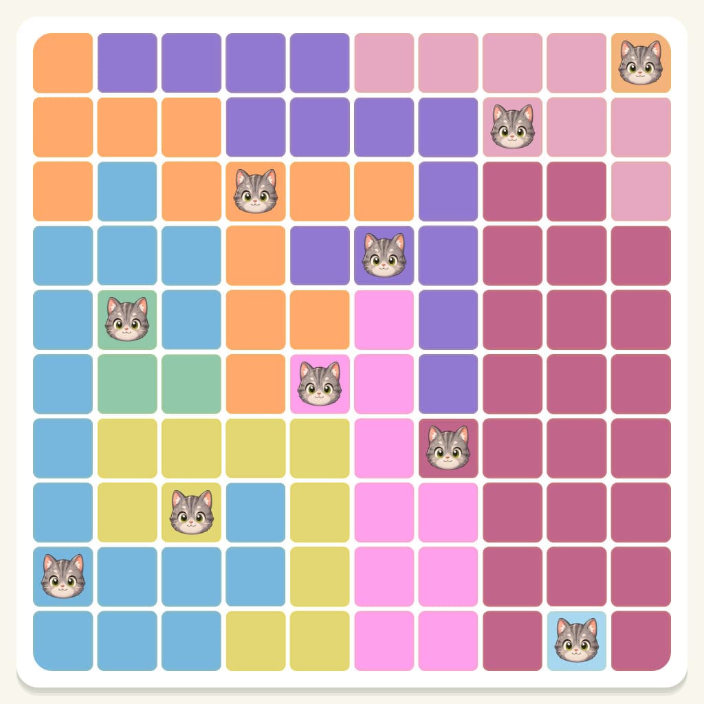 Meowdoku Level 665 Answer, Cheat & Solution