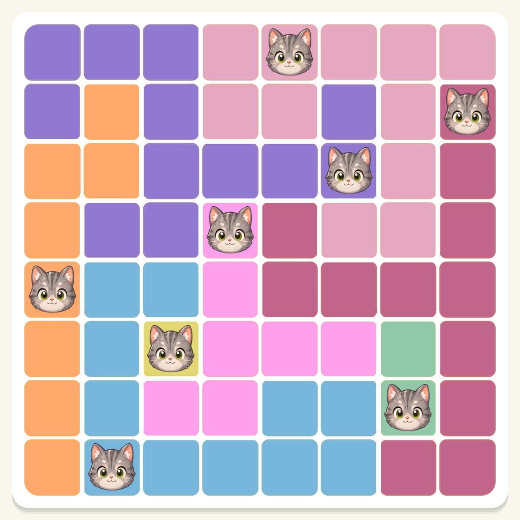 Meowdoku Level 242 Answer, Cheat & Solution