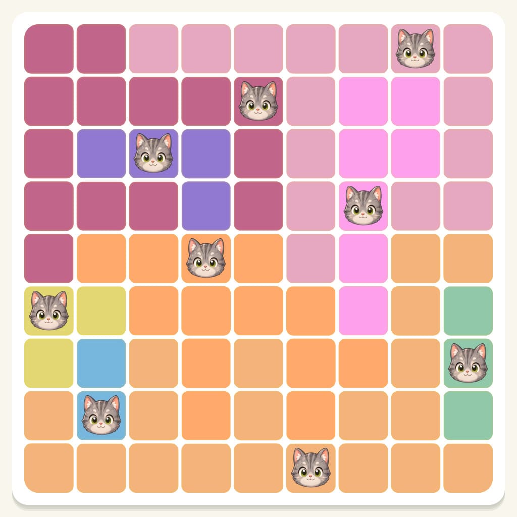 Meowdoku Level 634 Answer, Cheat & Solution