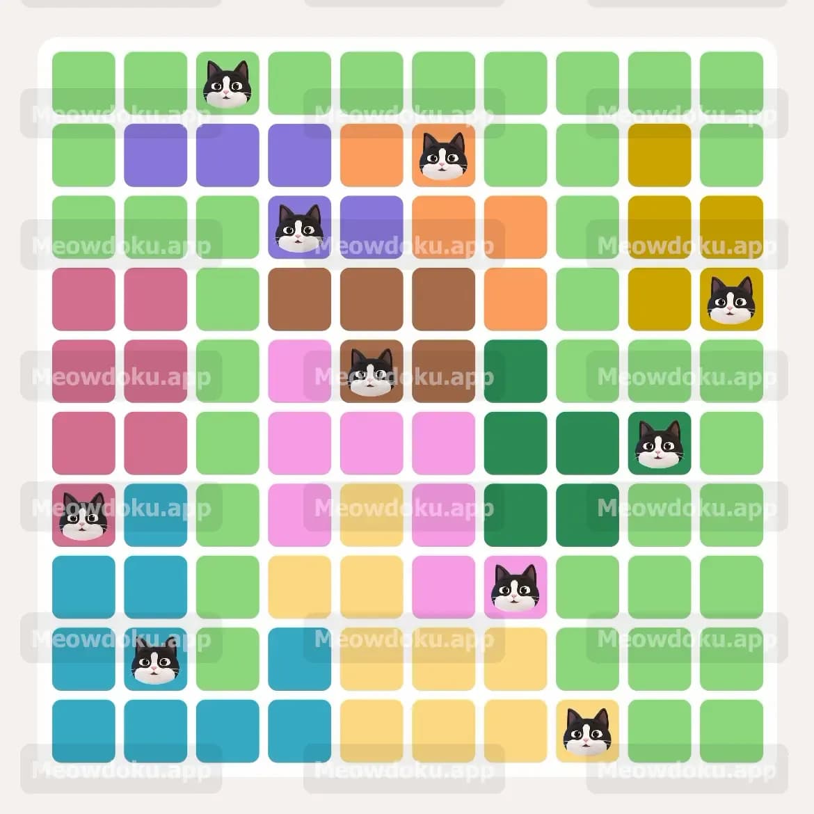 Meowdoku Level 149 Answer, Cheat & Solution