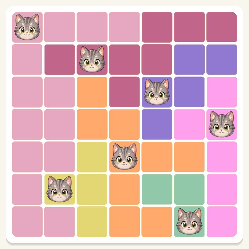 Meowdoku Level 576 Answer, Cheat & Solution