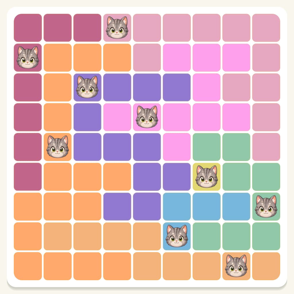 Meowdoku Level 514 Answer, Cheat & Solution