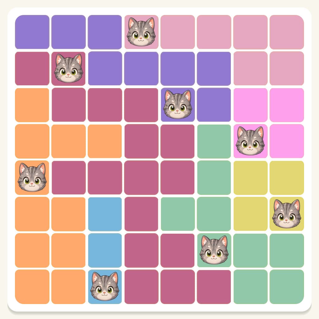 Meowdoku Level 689 Answer, Cheat & Solution