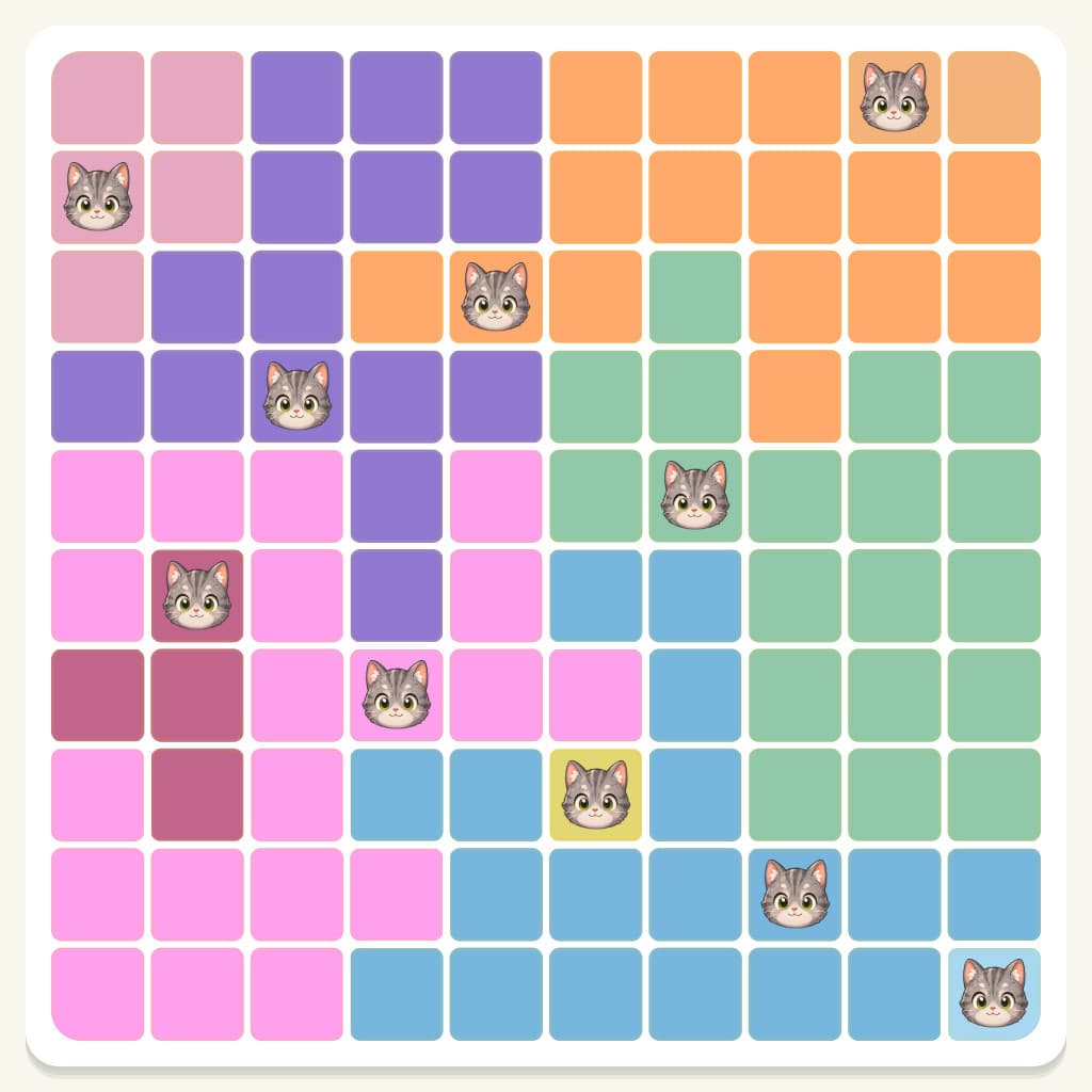 Meowdoku Level 495 Answer, Cheat & Solution
