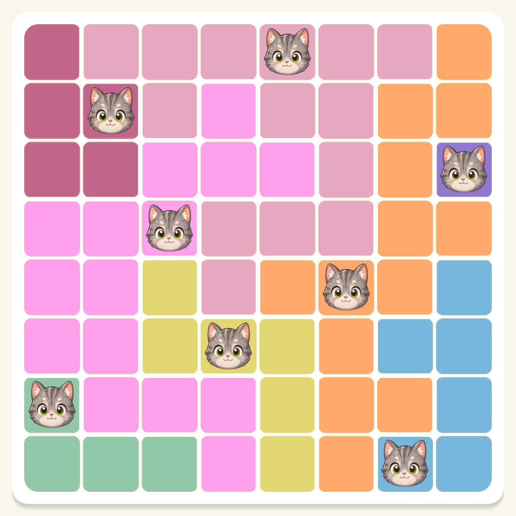 Meowdoku Level 392 Answer, Cheat & Solution