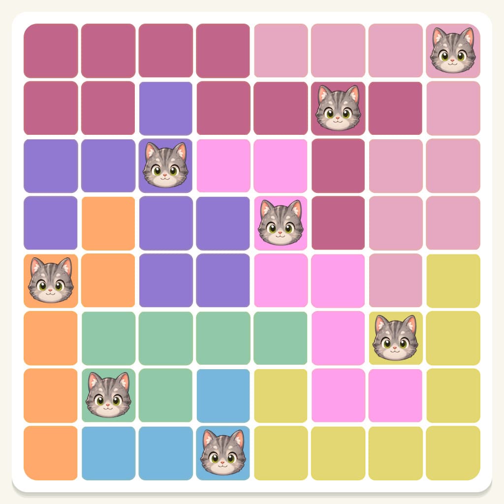 Meowdoku Level 952 Answer, Cheat & Solution