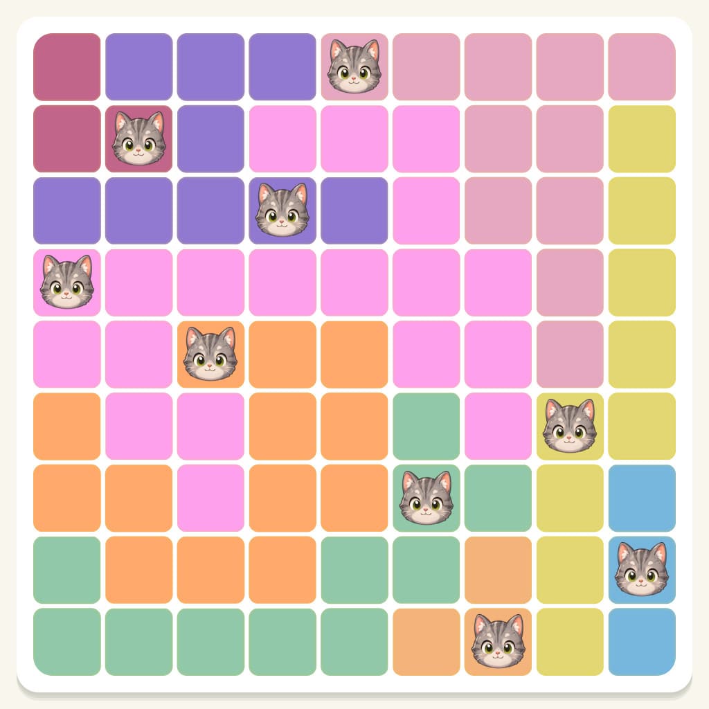 Meowdoku Level 774 Answer, Cheat & Solution