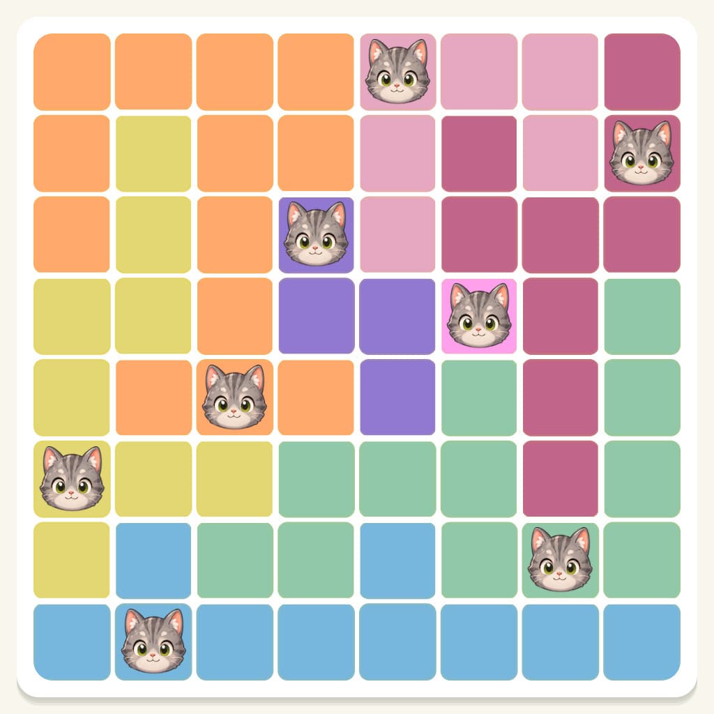 Meowdoku Level 112 Answer, Cheat & Solution