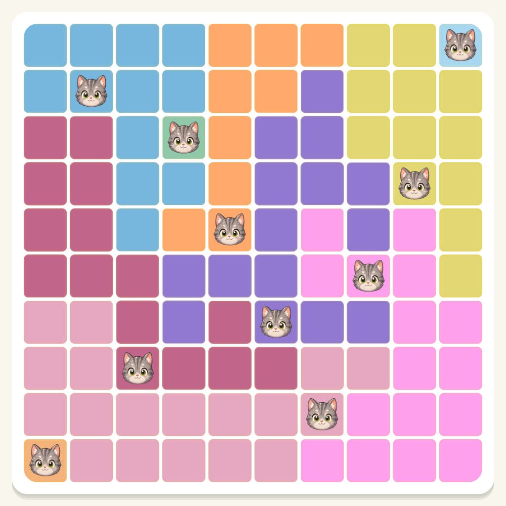 Meowdoku Level 625 Answer, Cheat & Solution