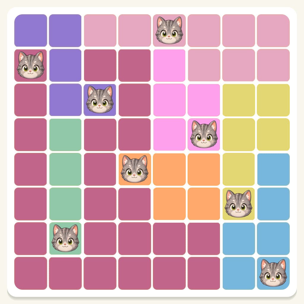 Meowdoku Level 812 Answer, Cheat & Solution