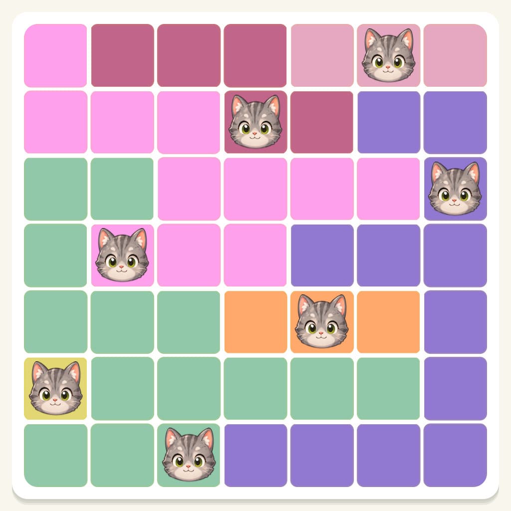 Meowdoku Level 97 Answer, Cheat & Solution