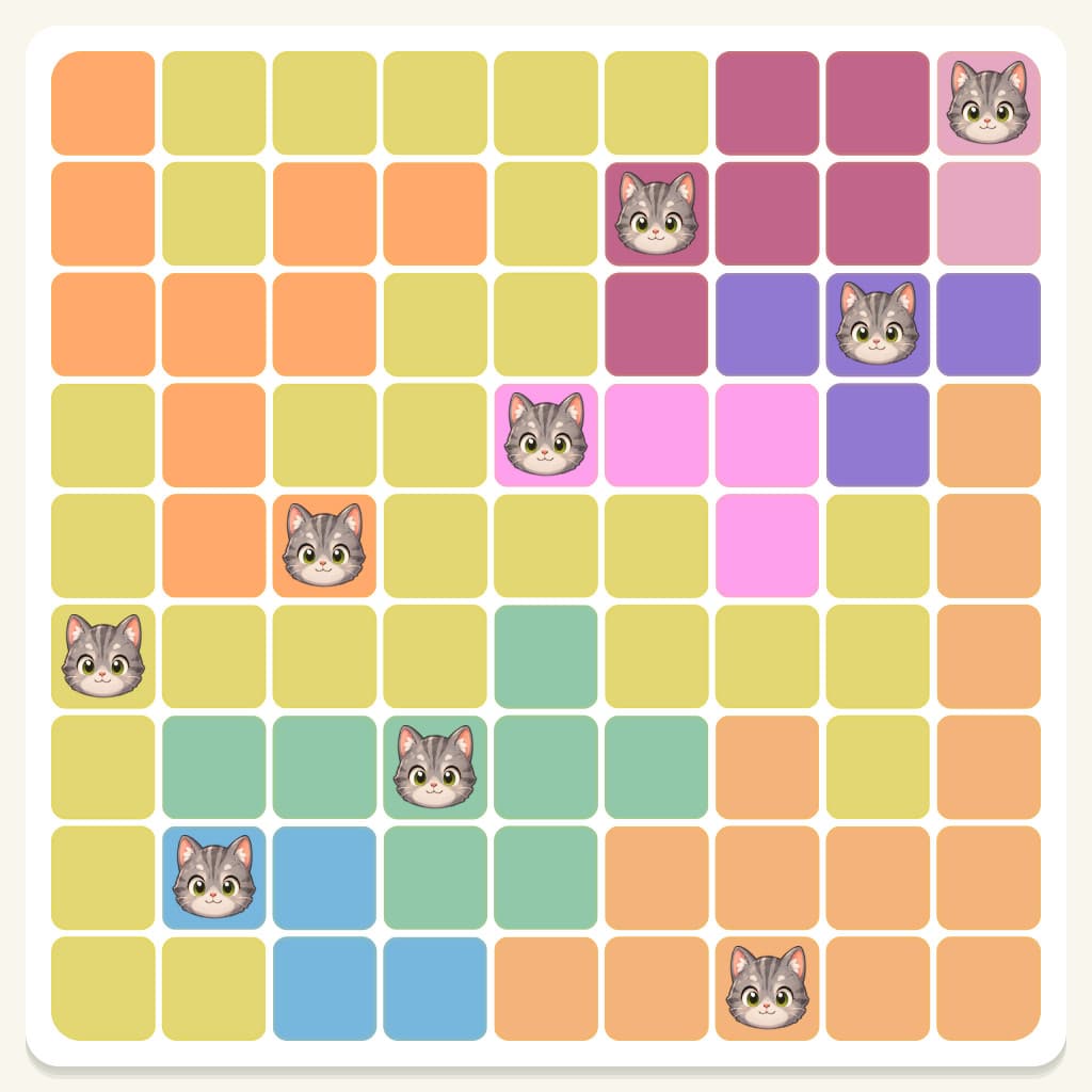 Meowdoku Level 408 Answer, Cheat & Solution