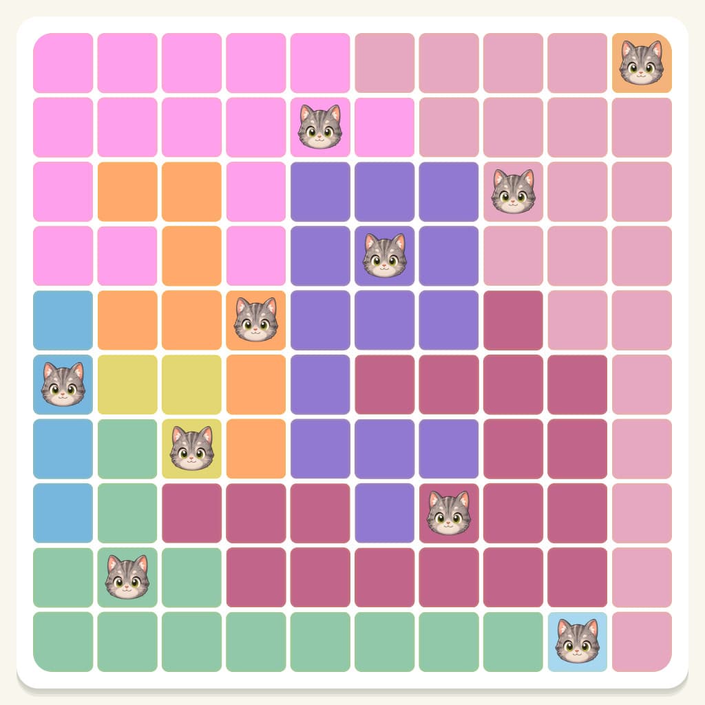 Meowdoku Level 685 Answer, Cheat & Solution