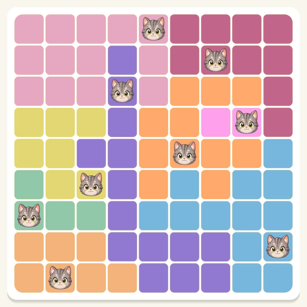 Meowdoku Level 998 Answer, Cheat & Solution