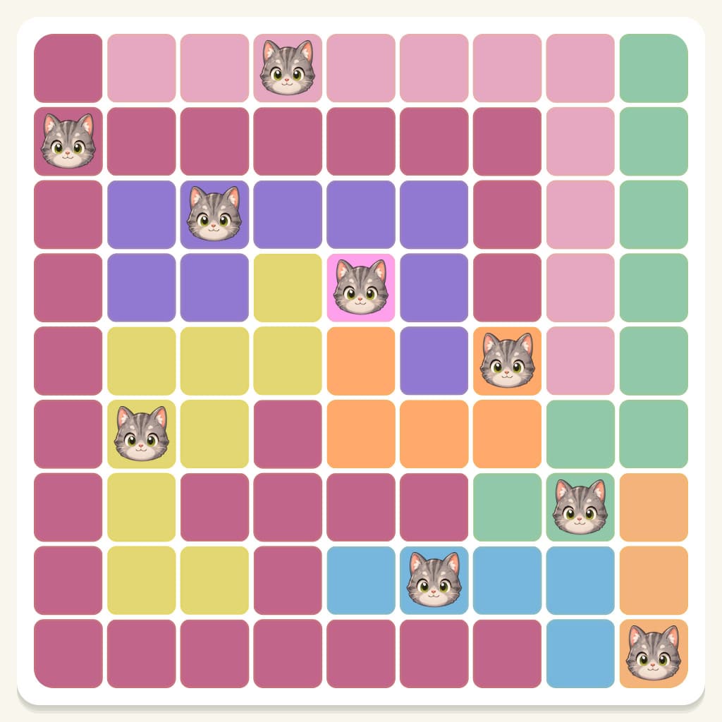 Meowdoku Level 824 Answer, Cheat & Solution