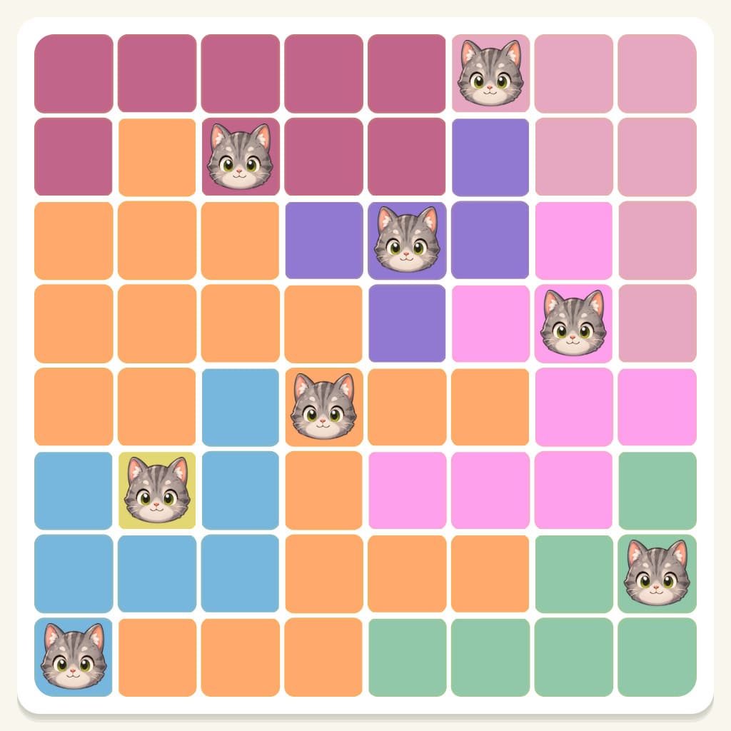 Meowdoku Level 332 Answer, Cheat & Solution