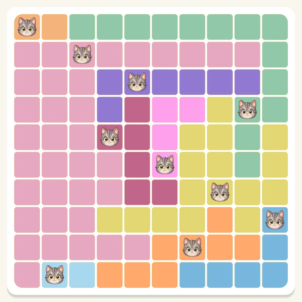 Meowdoku Level 745 Answer, Cheat & Solution