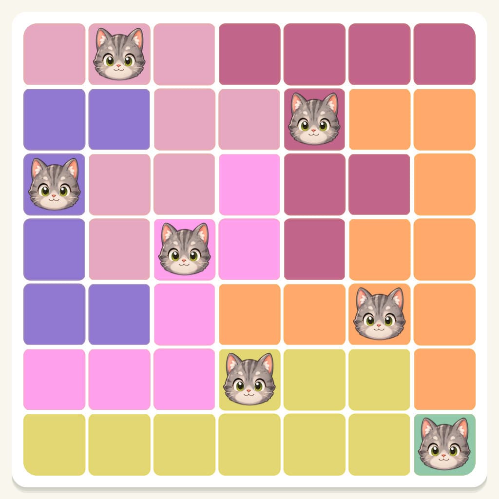 Meowdoku Level 256 Answer, Cheat & Solution