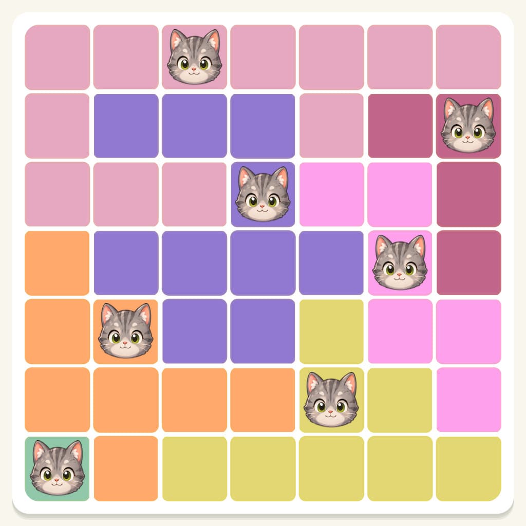Meowdoku Level 106 Answer, Cheat & Solution