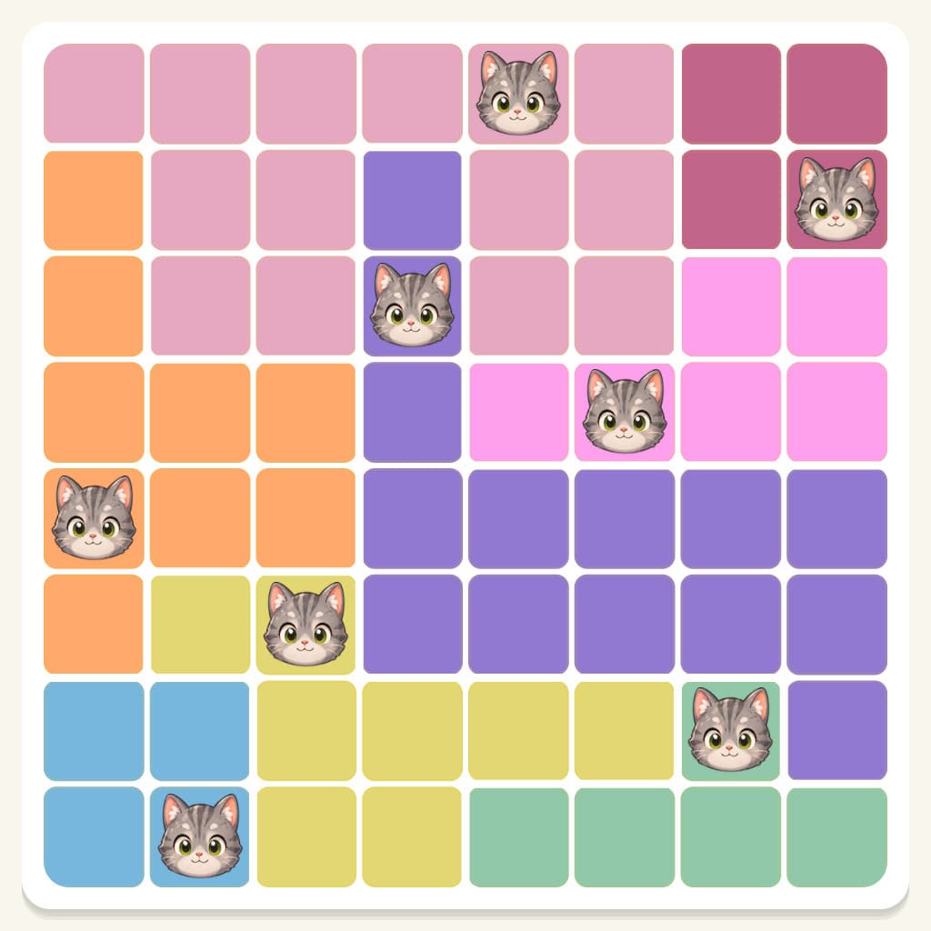 Meowdoku Level 712 Answer, Cheat & Solution