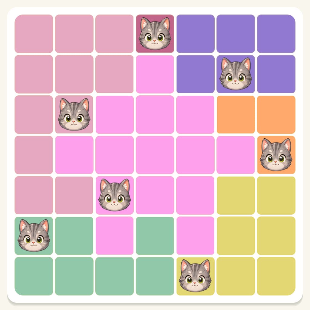 Meowdoku Level 101 Answer, Cheat & Solution