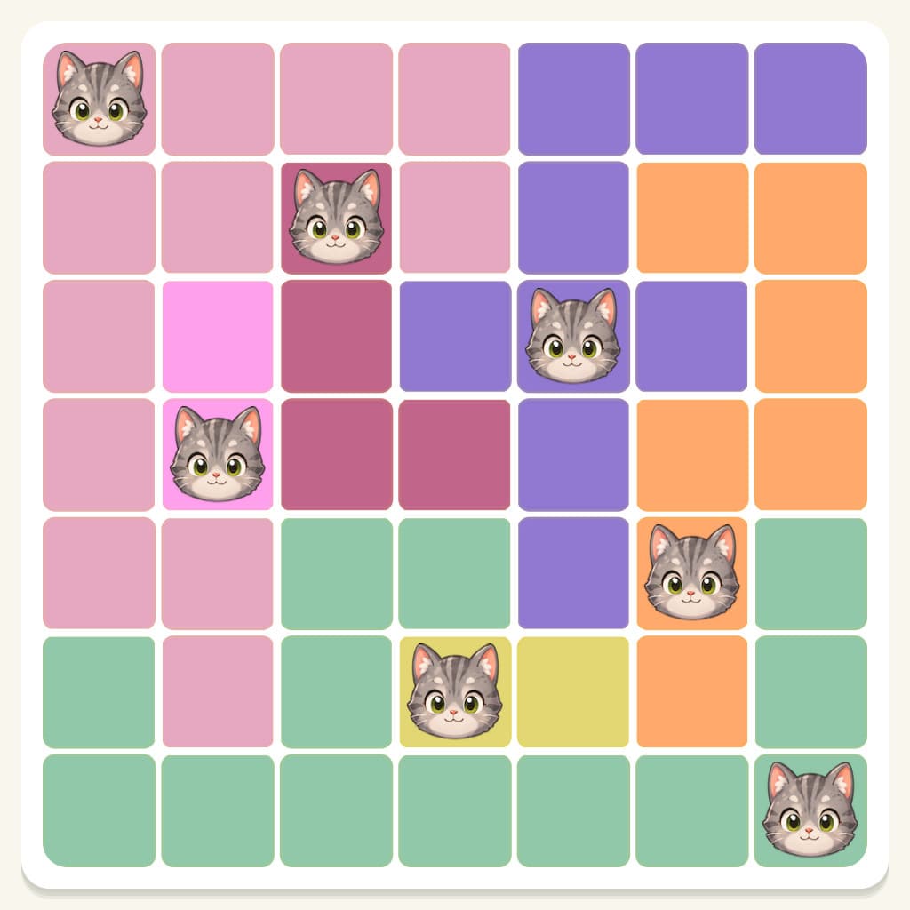 Meowdoku Level 543 Answer, Cheat & Solution
