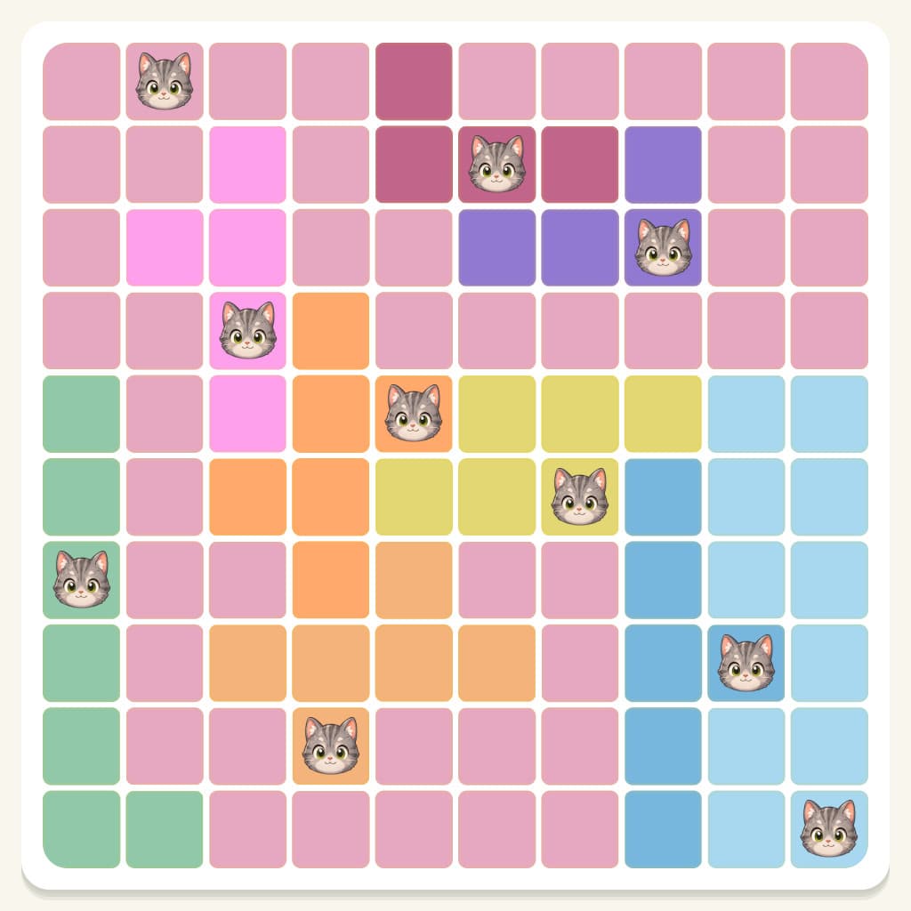 Meowdoku Level 670 Answer, Cheat & Solution