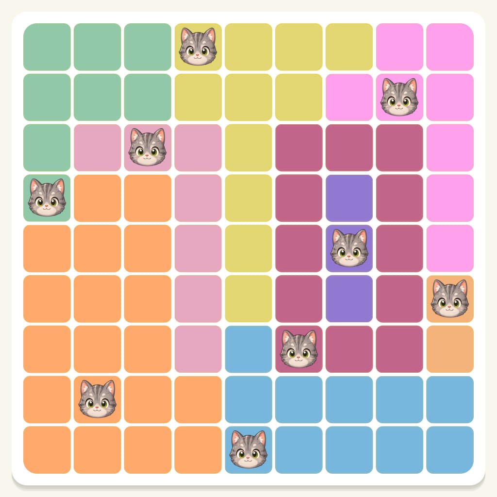 Meowdoku Level 70 Answer, Cheat & Solution