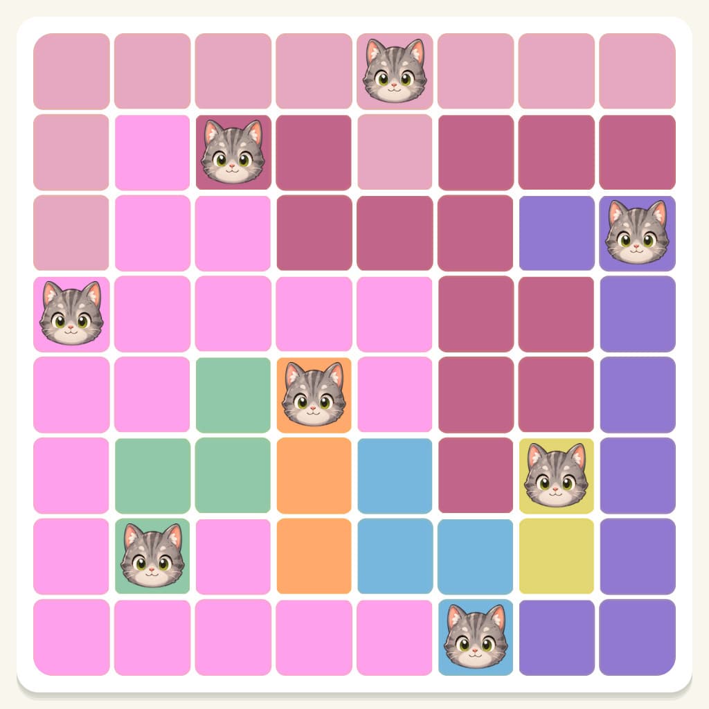 Meowdoku Level 527 Answer, Cheat & Solution