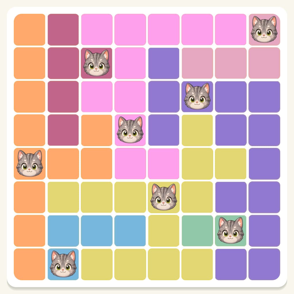 Meowdoku Level 509 Answer, Cheat & Solution