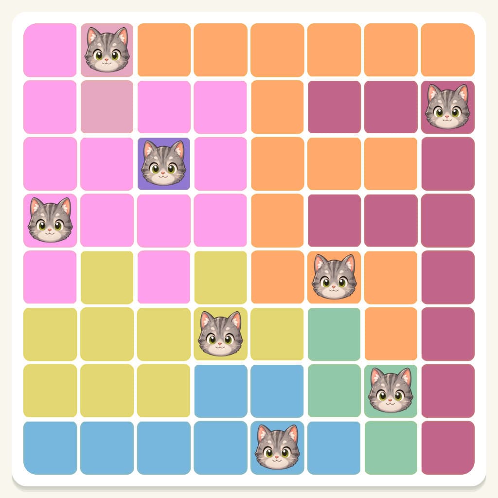 Meowdoku Level 237 Answer, Cheat & Solution