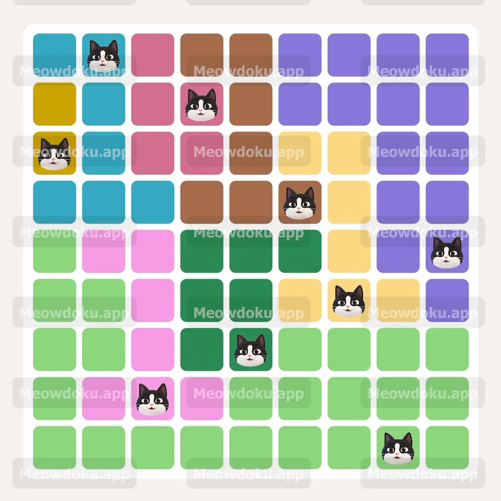 Meowdoku Level 267 Screenshot