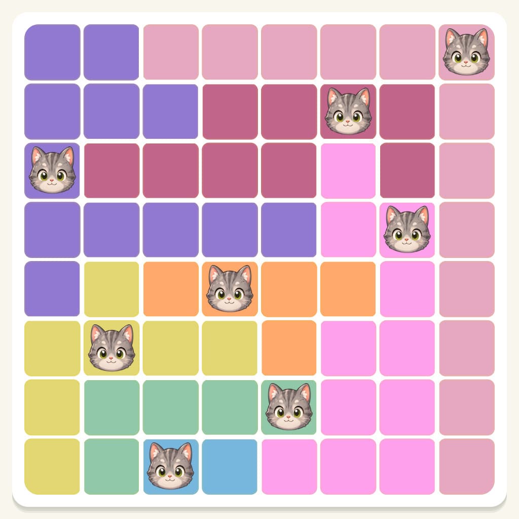 Meowdoku Level 512 Answer, Cheat & Solution