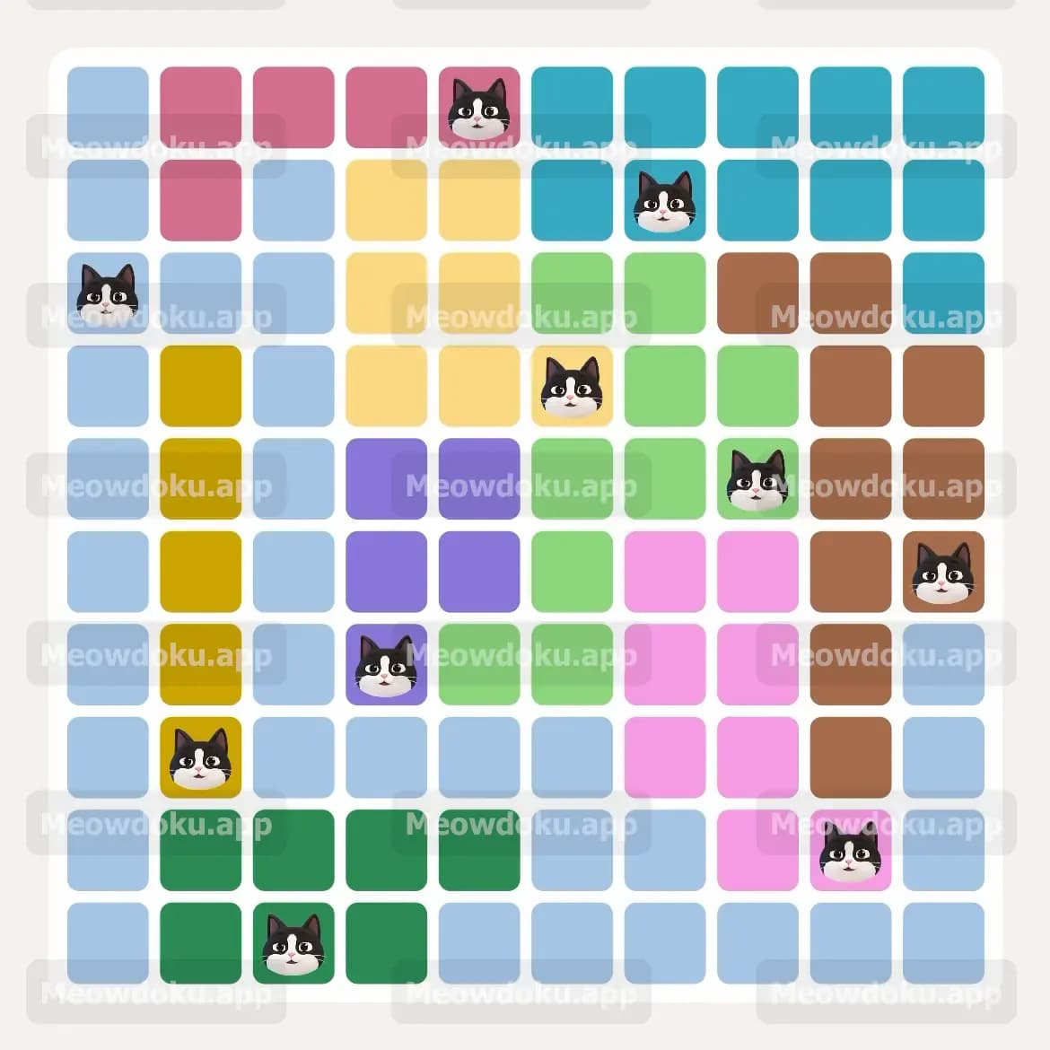 Meowdoku Level 146 Answer, Cheat & Solution