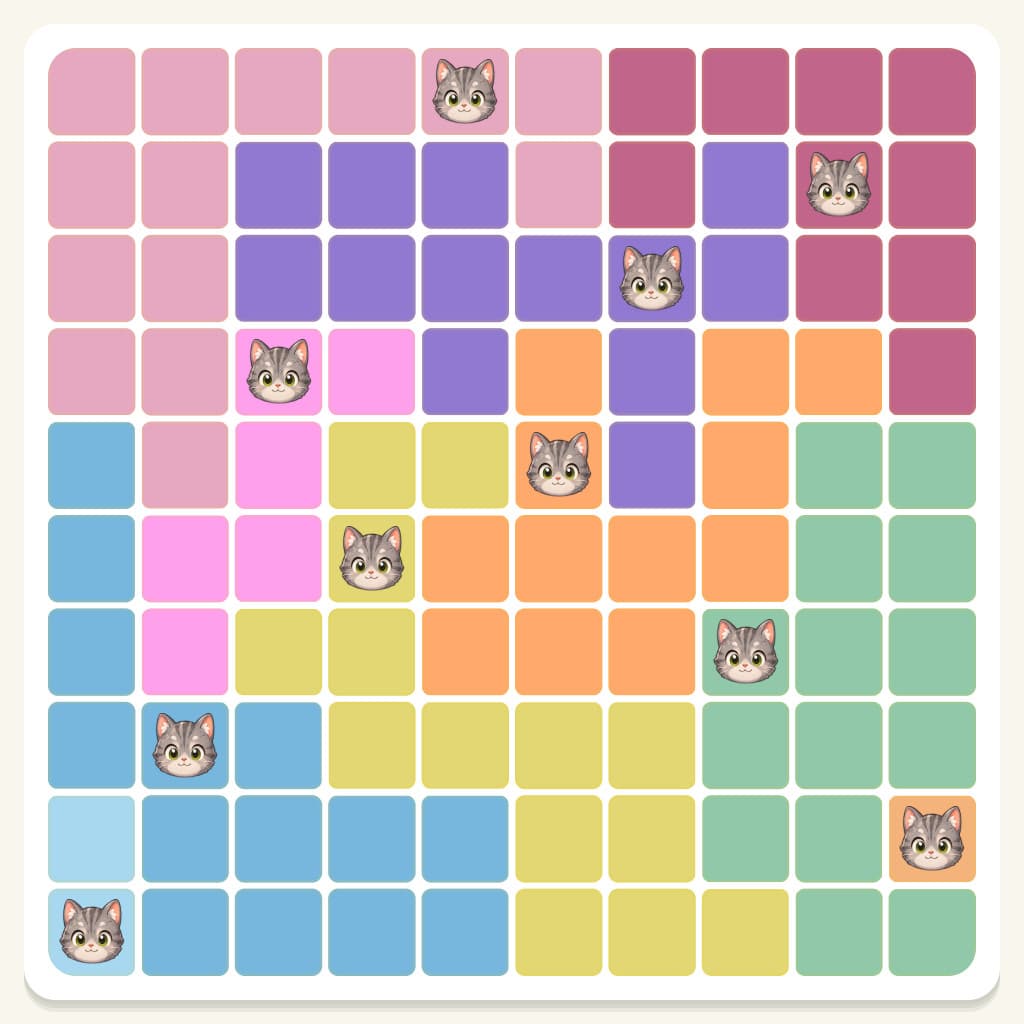 Meowdoku Level 310 Answer, Cheat & Solution