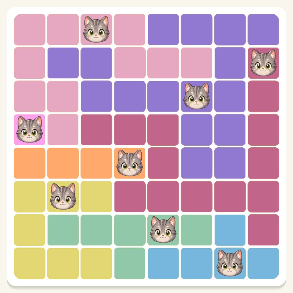 Meowdoku Level 122 Answer, Cheat & Solution
