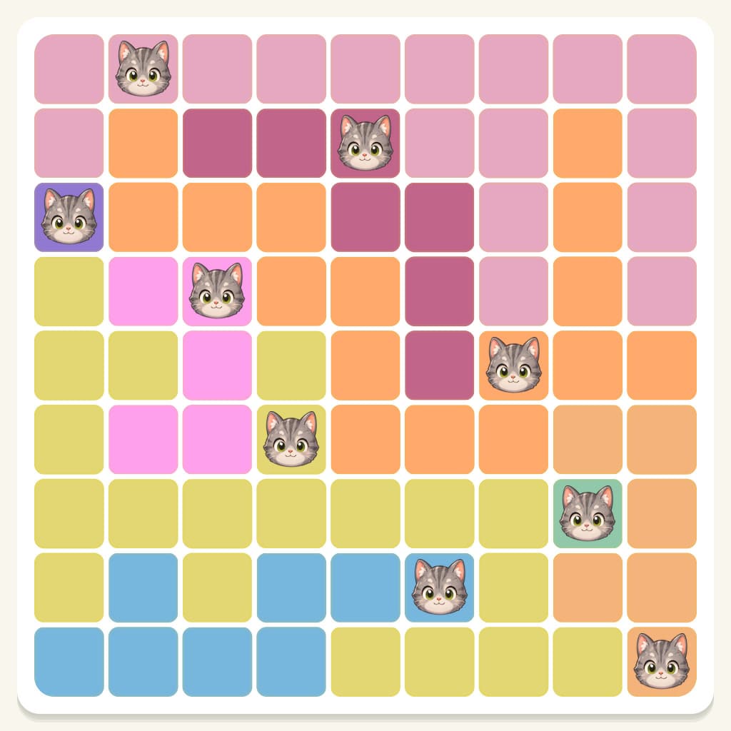 Meowdoku Level 644 Answer, Cheat & Solution