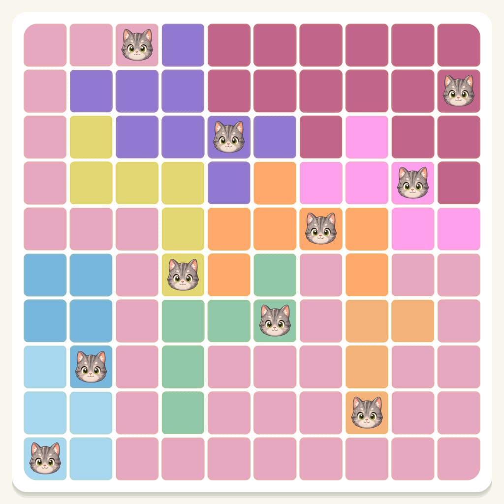 Meowdoku Level 630 Answer, Cheat & Solution