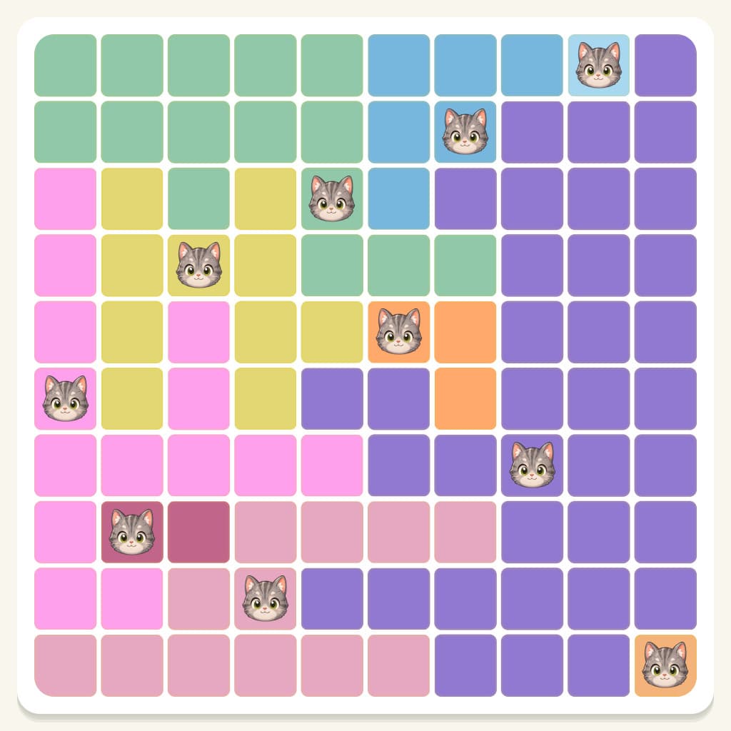 Meowdoku Level 400 Answer, Cheat & Solution