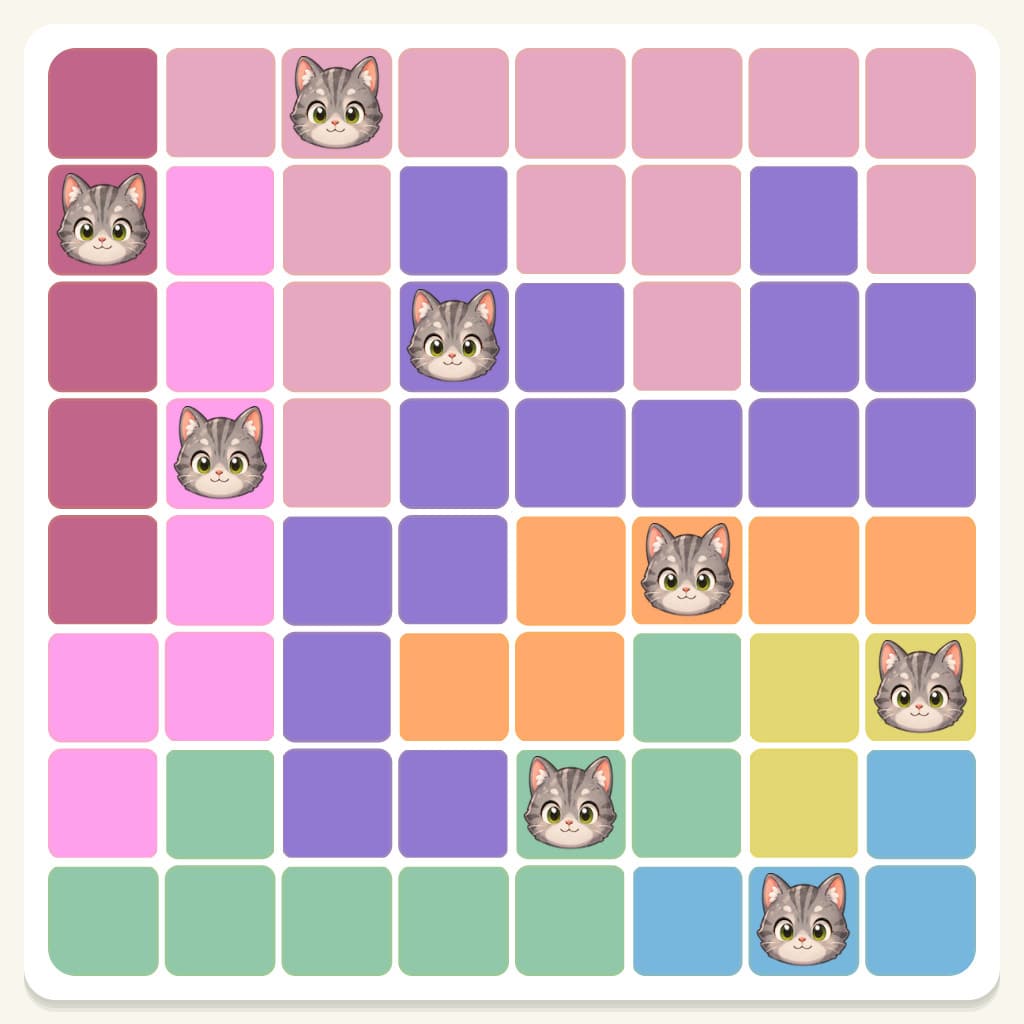Meowdoku Level 999 Answer, Cheat & Solution