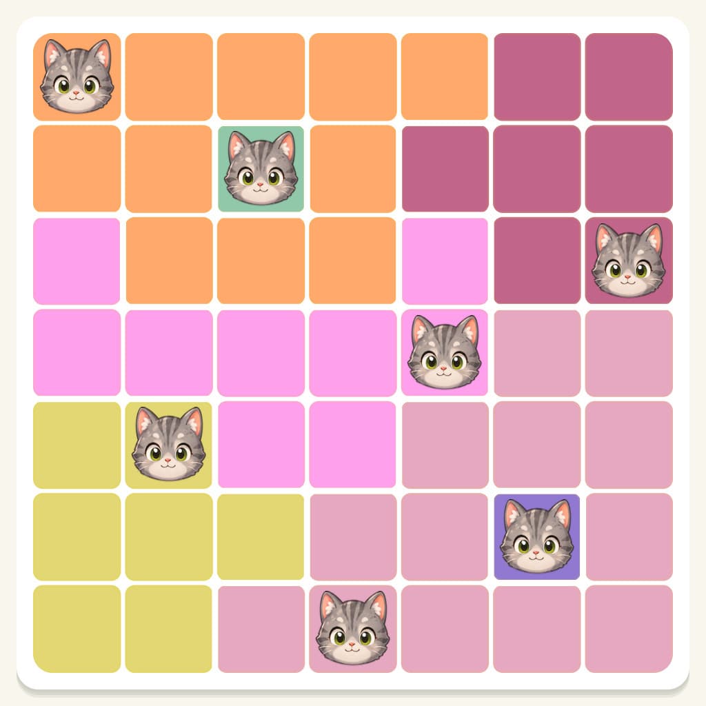 Meowdoku Level 136 Answer, Cheat & Solution