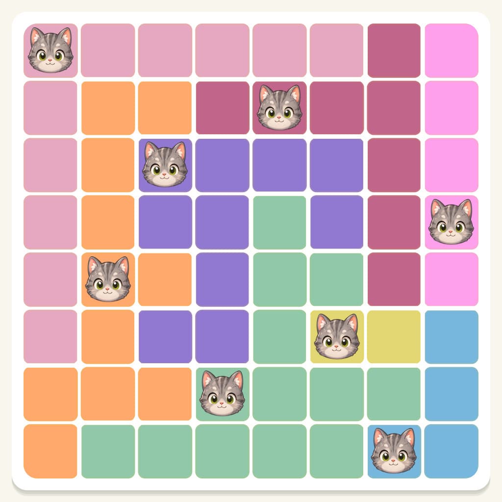 Meowdoku Level 629 Answer, Cheat & Solution